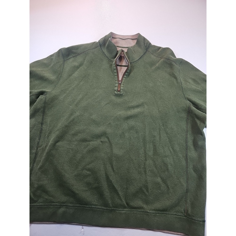 Tommy Bahama 1/4 Zip Pullover Sweater Mens 2XL NO TAGS